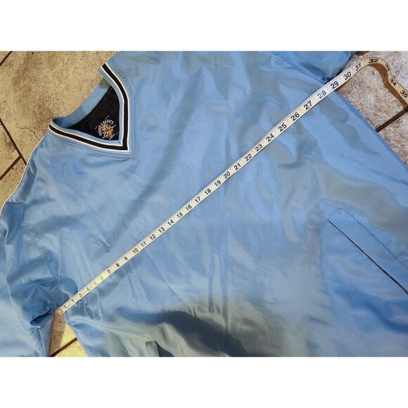 Vintage Steve & Barrys Mens Light Blue Jacket Size XL 100% Nylon Shell Y2K - Picture 5 of 14